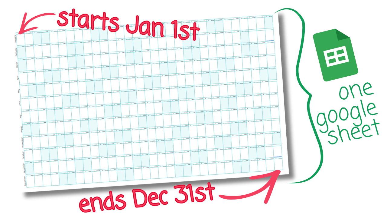 Big Year Screenshot Calendar